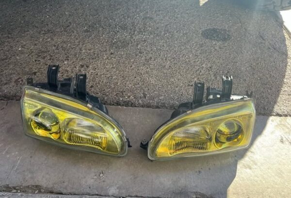 2-95 denji projector head lights Original gold