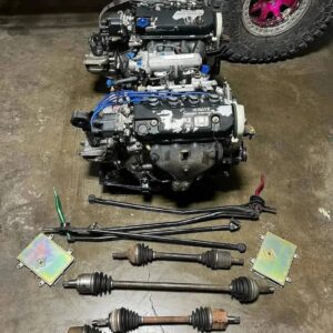 89-91Civic/Crx Si swaps with a matching 5 speed manual transmission (D16A6)