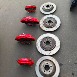 2015-2024 DODGE CHARGER SRT HELLCAT 6 PISTON BREMBO BRAKE CALIPER SET WITH ROTORS